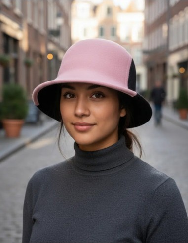 Sombrero Cloche Pura Lana Premiun...