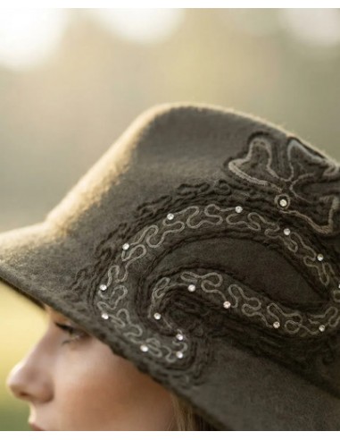 Sombrero Fedora Panama Pura Lana...