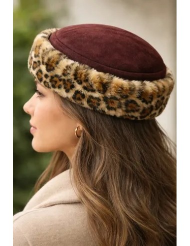 Gorro Gamuza Borde Atigrado...