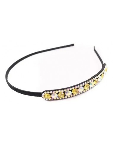 Vincha Velvet Con Apliques Strass...