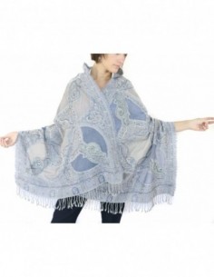 PASHMINA PURA LANA BORDADA