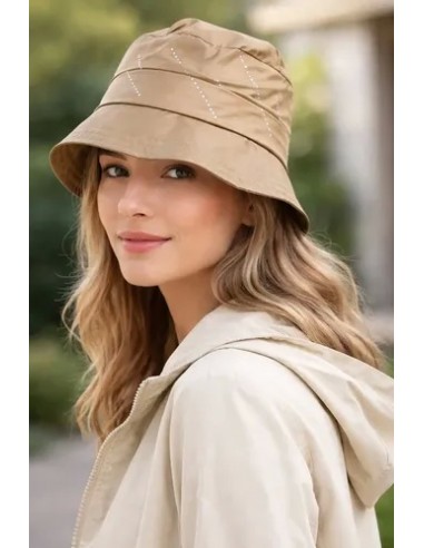 Sombrero Beige Para Lluvia...