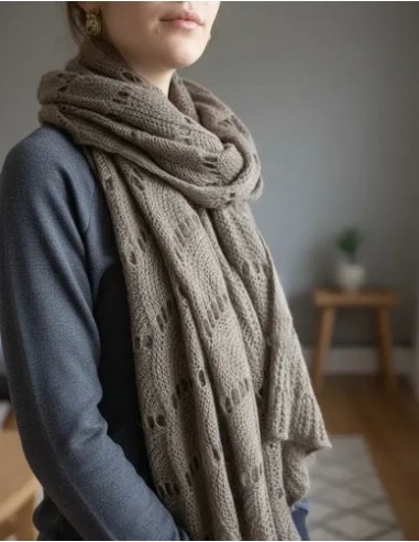 Pashmina Italiana Tejida Vison Guarda...