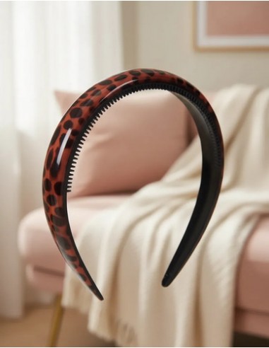 Vincha Velvet Peine Moda Animal Print...