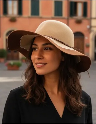 Sombrero Capelina Italiano 2 Colores...