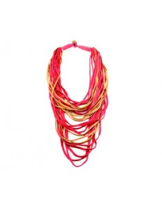 COLLAR TIRAS DE CUERO 2...