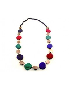 COLLAR MULTICOLOR CUENTAS...
