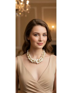 Collar Simil Perlas Cuentas... 2