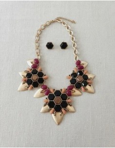 Conjunto Collar Aros Con...