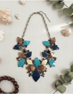Collar V Con Piedras...