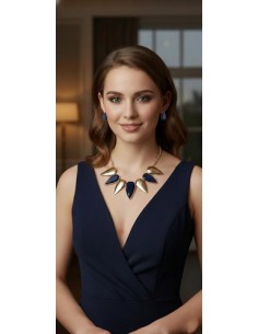 Conjunto Collar Aros Gotas... 2