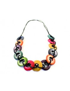 COLLAR LARGO CIRCULOS...