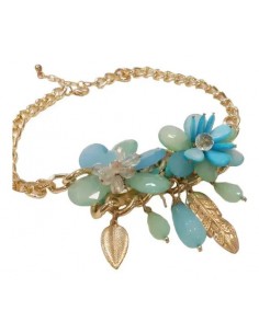 Collar Corto Cadena Flor... 2