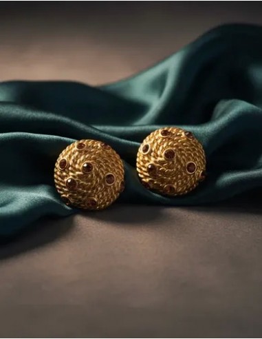 Par De Aros Dorados Importados Dorado
