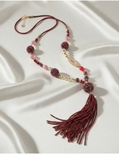 Collar Cadena Con Perlas...