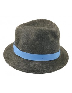 Sombrero Fedora Gris Cinta... 2
