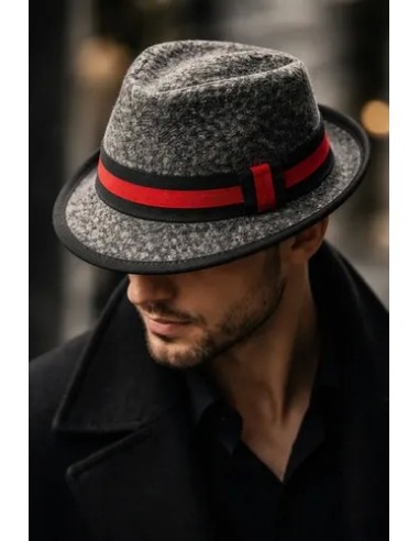 Sombrero Fedora Jaspeado Lana...
