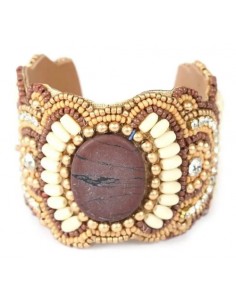 Brazalete Ancho Beige... 2
