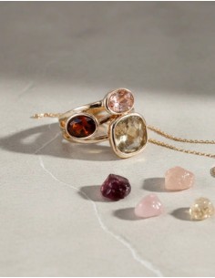 Anillo Piedras Cuadrado... 2