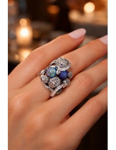Anillo Esferas Con Strass...