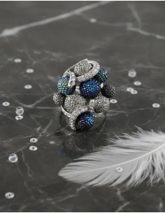 Anillo Esferas Con Strass... 2