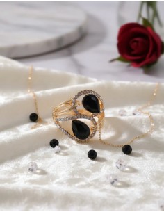 Anillo Gotas Negras Con... 2