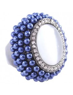 Anillo Oval Metal Simil... 2