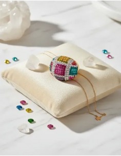 Anillo Strass Cuadrados... 2