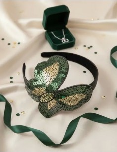 Vincha Velvet Tiara Ancha...