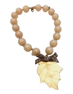 Collar Hoja Elegante De... 2