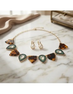 Conjunto Collar Aros...