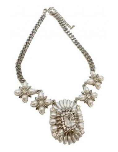 Collar Perla Dije Piedra Importado...