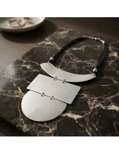 Collar Metal Geometrico Importado...
