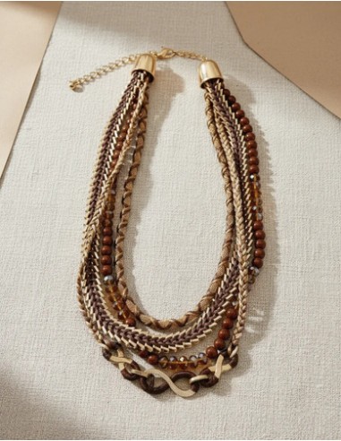 Collar Artesanal Simil Perlas Hilo...