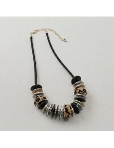 Collar Metal Dijes Redondos...