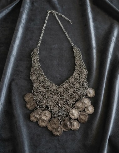 Collar Chapado Monedas Importado...