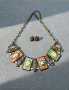 Conjunto Collar Aros...