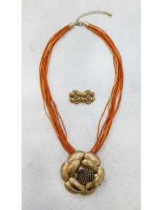 Conjunto Collar Aros Metal... 2