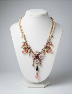 Collar Corto Flor C/ Perlas... 2
