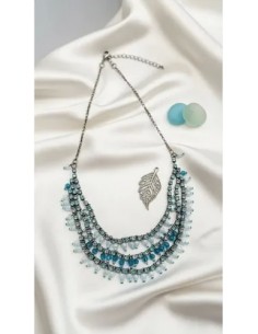 Collar Strass Con Simil...