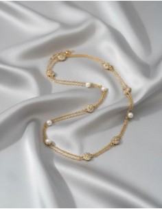 Collar Dorado Con Simil... 2