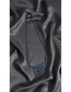 Collar De Strass Azules... 2