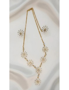 Conjunto Collar Aros Flor... 2