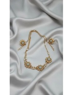 Conjunto Collar Aros Simil... 2