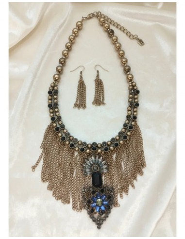Conjunto Collar Aros Simil Perlas...