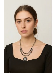 Collar Metal Dije Redondo... 2