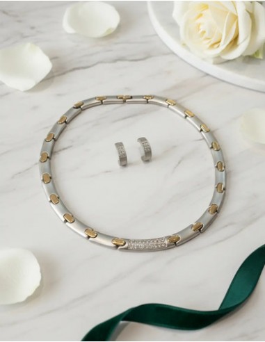 Conjunto Collar Aros Gargantilla Con...