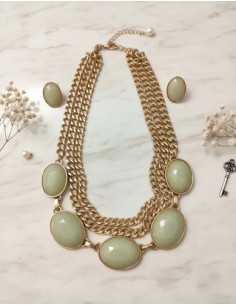 Conjunto Collar Aros Con...