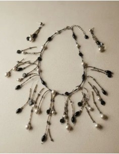 Conjunto Collar Aros Simil...