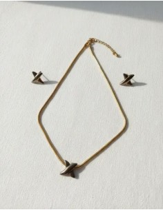 Conjunto Collar Aros X...